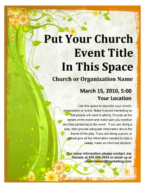 Mothers Day Gifts Flyer