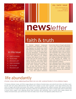 Music Newsletter Template