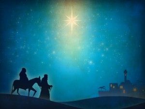 Nativity Scene Worship Background
