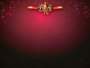Christmas Wreath Worship Background