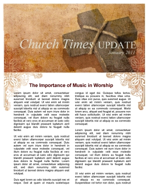 Vintage Church Newsletter