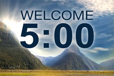 Five Minute Countdown Timer