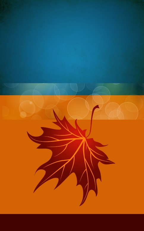 Thanksgiving Leaf Bulletin Cover