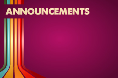 Announcements Video Loop