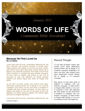 Stars Church Newsletter