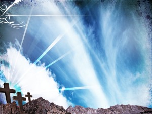 Sky and Cross Background