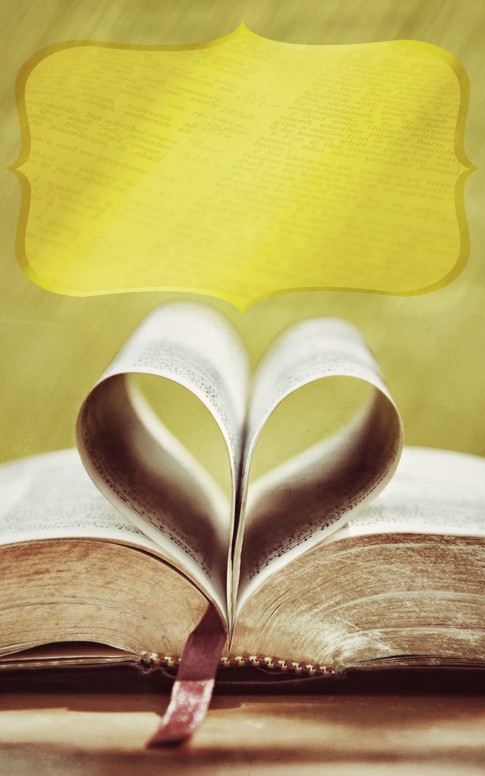 Bible bulletin cover template for Church