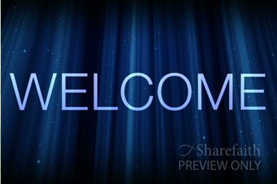 Blue Welcome Videos