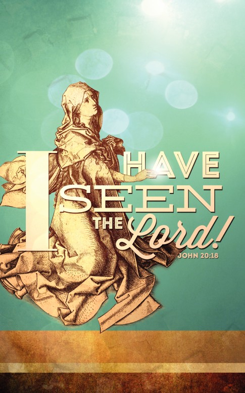 I have seen the Lord Easter Bulletin Cover for Church