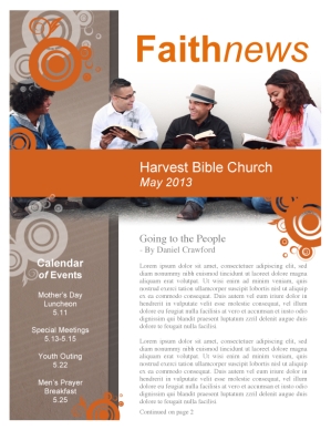 Young Adult Ministry Newsletters