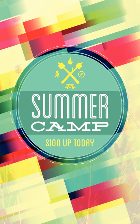 Summer Camp Brochure Template Bulletin