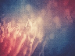 Hands Worshipping Church Background Still