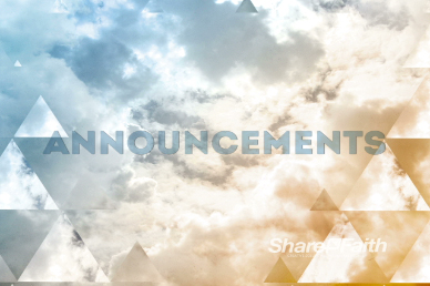 Announcements Church Service Video Loops