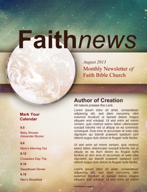 Moon and Stars Newsletter Template