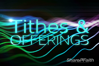 Light Waves Tithes and Offerings Motion Loop