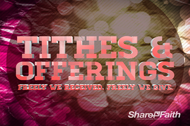 Tithes and Offerings Modern Church Loop