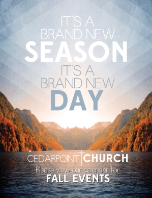 New Season Flyer Template for Church