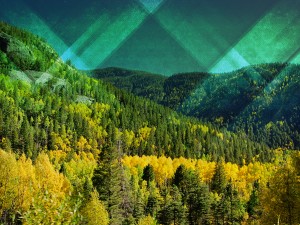 Triangle Trees Christian Background