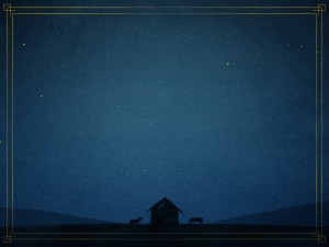 God's Gift to Us Christmas Background