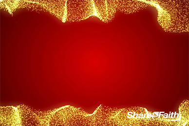 Abstract Christmas Flare Worship Video Loop