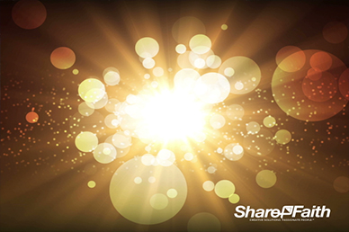 Abstract Christmas Light Worship Video Loop