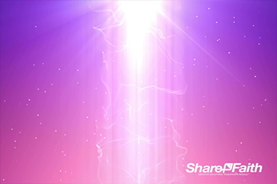 Magic Light Column Worship Video Loop