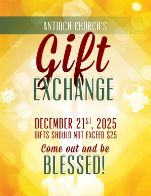 The Gift Exchange Church Flyer