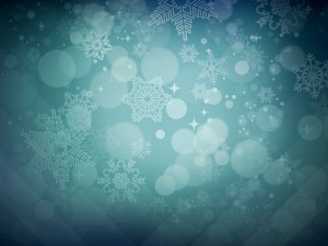 Winter Snowflakes Christmas Background