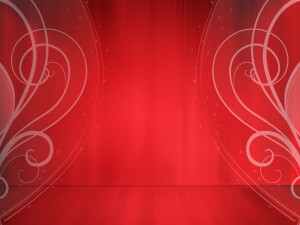 Valentines Red Love Curls Worship Background