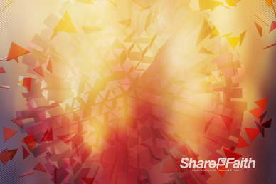 Abstract Ball Wide Christian Worship Video Loop