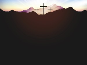 Resurrection Sunday Contrast Easter Worship Background