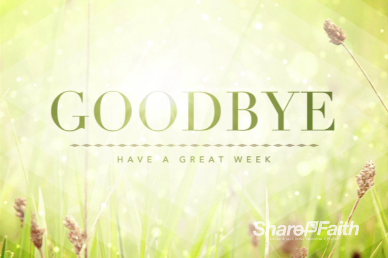 Resurrection Sunday He is Risen Goodbye Motion Background Video