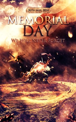 Never Forget Memorial Day Religious Bulletin
