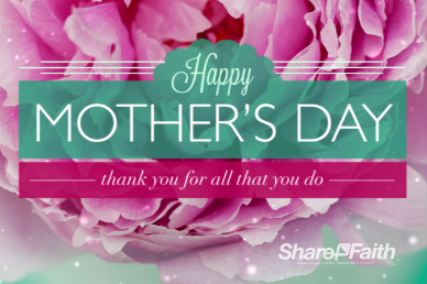 Mothers Day Video for Mother's Day Church Service