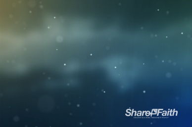 Moving Particles Blue Worship Video Loop