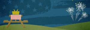 Home of the Brave Fourth of July Christian Website Banner