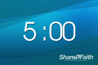 5 Minute Countdown Video Timer Loop for Church