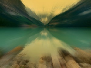 Warp Speed Lake Landscape Church Background