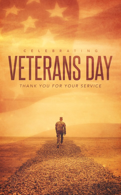 Celebrating Veteran's Day Christian Bulletin