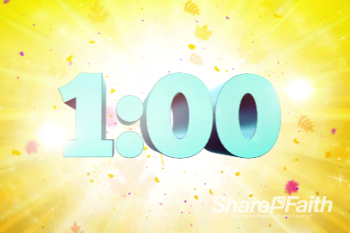 1 Minute Kids Church Ministry Countdown Timer