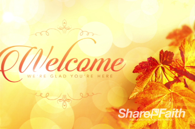 Thanksgiving Celebrate God's Goodness Religious Motion Service Loop
