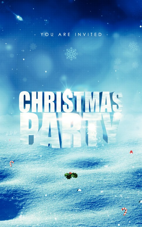Time for Christmas Party Religious Bulletin