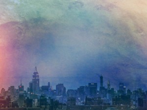 Stormy City Religious Background