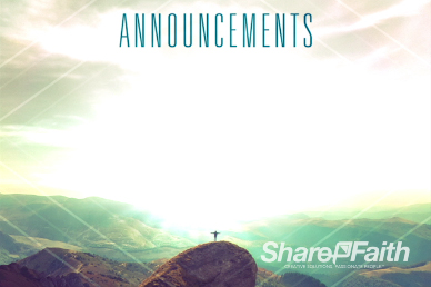 From Everlasting to Everlasting Church Announcements Video