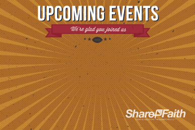 Big Game Party Ministry Announcements Video