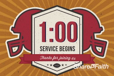 Big Game Party Ministry One Minute Countdown Timer