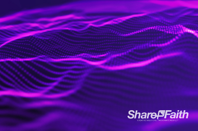 Abstract Particle Worship Video Loop