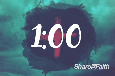 Good Friday Religious One Minute Timer