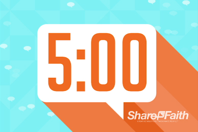 Never Stop Praying Ministry Five Minute Countdown Timer