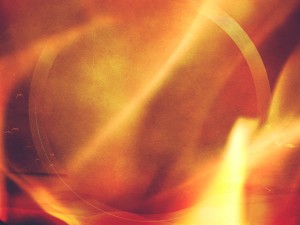 Consuming Fire Christian Background